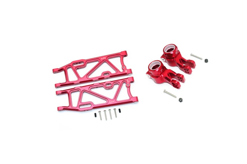GPM Racing Aluminum Rear Knuckle Arms AR330404 & Lower Arms AR330249 Upgrade Parts