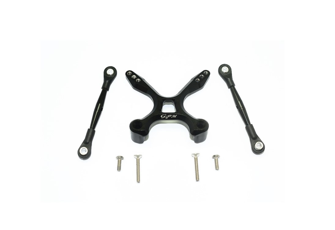 GPM RACING ALUMINUM REAR TIE RODS WITH STABILIZER TRAXXAS 4-TEC UPGRADED PARTS