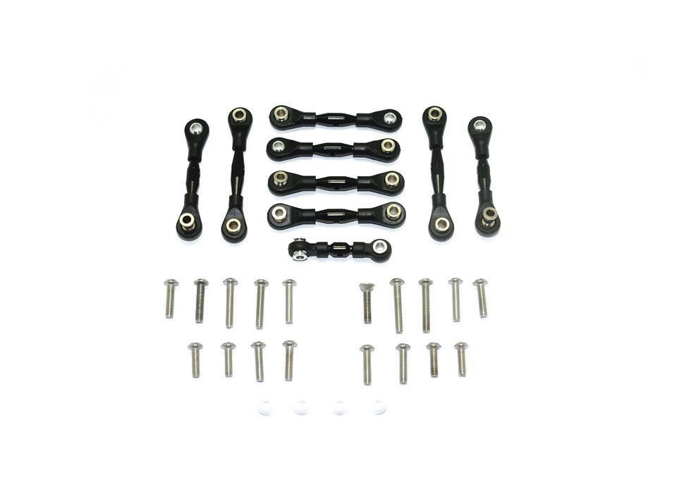 GPM RACING ALUMINUM TIE ROD SET TRX8341 TRAXXAS 4-TEC UPGRADED PARTS